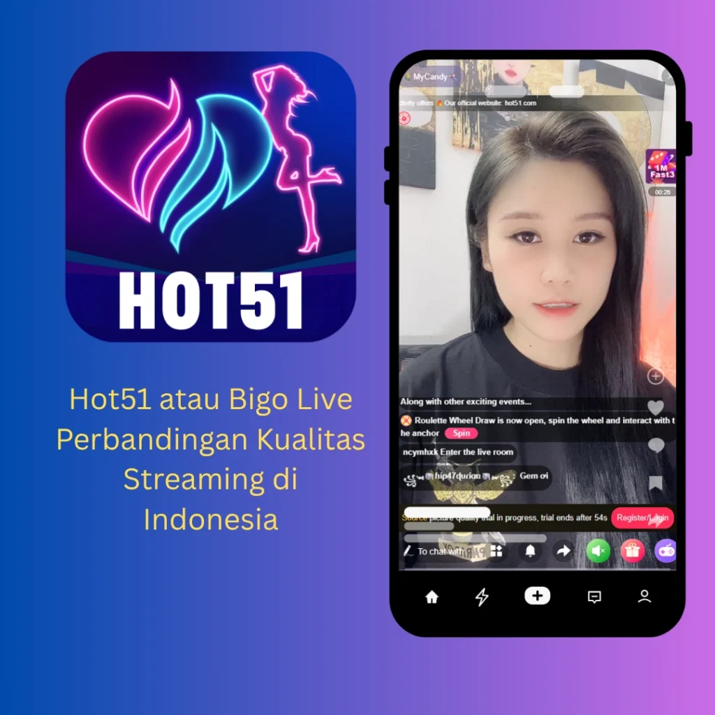 Hot51 atau Bigo Live Perbandingan Kualitas Streaming di Indonesia
