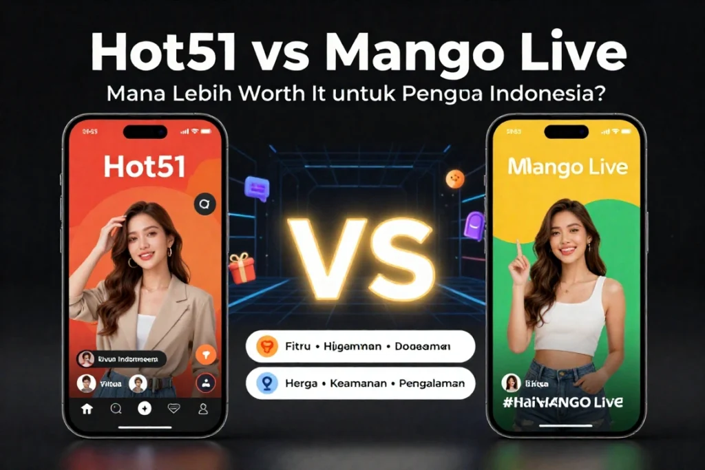 Hot51 vs Mango Live Perbandingan Fitur, Harga, dan Pengalaman