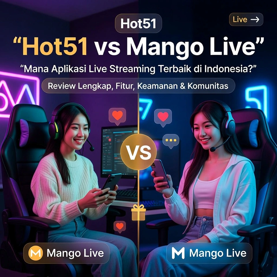 Hot51 vs Mango Live Perbandingan Lengkap untuk Pengguna Indonesia